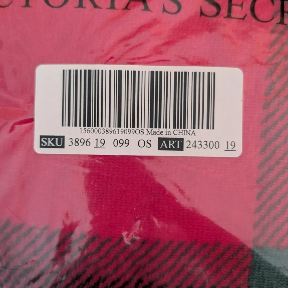 Victoria's Secret  Plaid Throw